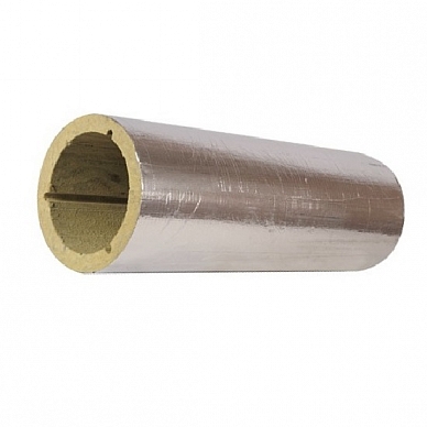 Цилиндр навивной кашированный фольгой минеральная вата Xotpipe SP 100 Alu SP 100 100/190 L=1м