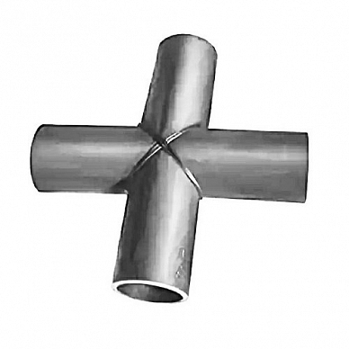 Крест стальной приварной 125х125 Ру10
