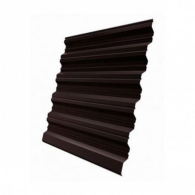 Профнастил НС35 RAL 8017 шоколадно-коричневый 0.9 мм для забора
