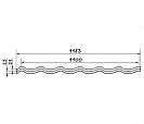 Металлочерепица RAL 7024 графитовый серый 0,5 мм Satin Монтеррей