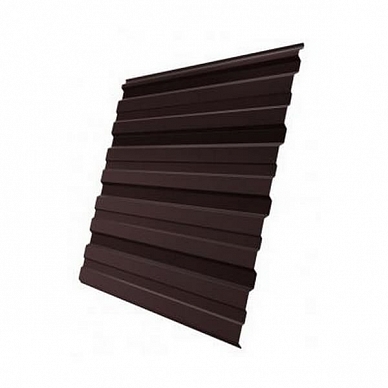Профнастил С10 RAL 8017 шоколадно-коричневый 0,35 мм Полиэстер