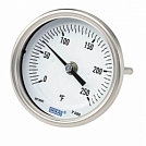Термометр биметаллический осевой Дк80 L100мм G1/2" 160С A50.10 Wika 3905900 (36523026)