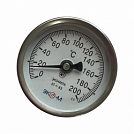 Термометр биметаллический осевой Дк63 L=40мм 200С БТ-1-63 ЭКОМЕРА