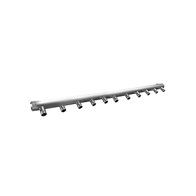 Коллектор отопления стальной Ду 40 3/4" НР на 11 вых 1/2" НР