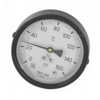 Термометр биметаллический осевой Дк63 L100мм G1/2" 160С ТБП-Т ЗАВОД ТЕПЛОТЕХНИЧЕСКИХ ПРИБОРОВ