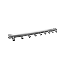 Коллектор из трубы стальной Ду 40 3/4" НР на 9 вых 1/2" НР