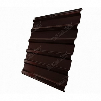 Профнастил С20 RAL 8017 шоколадно-коричневый 0,35 мм Полиэстер