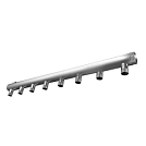 Коллектор стальной распределительный Ду 40 3/4" НР на 8 вых 1/2" НР