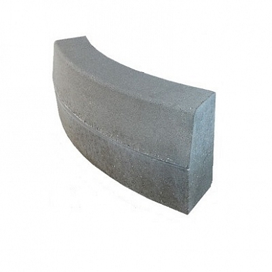 Бордюрный камень БК 80-30-15-3 (поворотный R=3м)