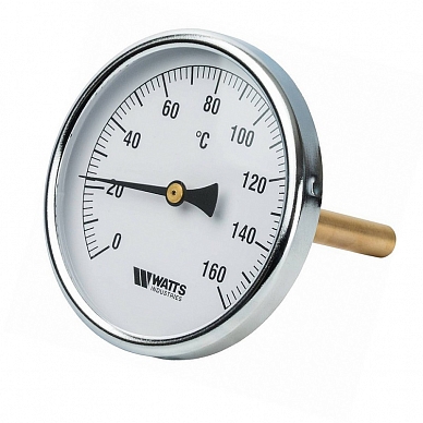 Термометр биметаллический осевой Дк63 L50мм G1/2" 120С F+R801 Watts 10005800