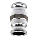Camlock быстросъемное соединение АА-300 (ПАПА 75мм + ПАПА 75мм) 3" х 3"