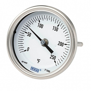Термометр биметаллический осевой Дк80 L60мм G1/2" -30+50С A50.10 Wika 36665093