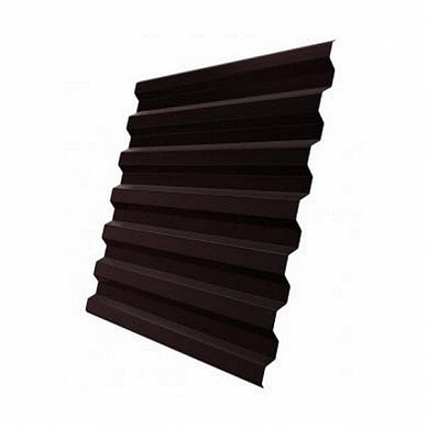 Профнастил С21 RAL 8017 шоколадно-коричневый 0.4 мм для крыши