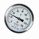 Термометр биметаллический осевой Дк63 L=100мм 160С БТ-1-63 ЭКОМЕРА